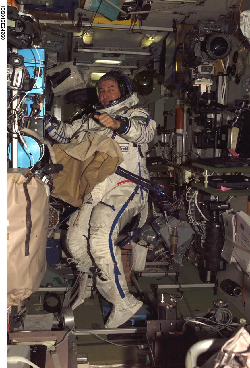 Marcos Pontes a bordo da ISS